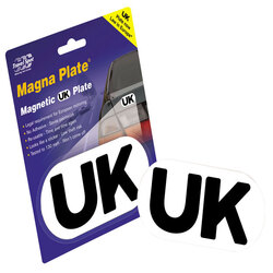 Magnetic UK Plate Badge Sticker
