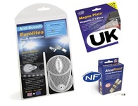 Eurolites Headlamp Beam Adapters Magnetic UK Plate and Breathalyser Kit